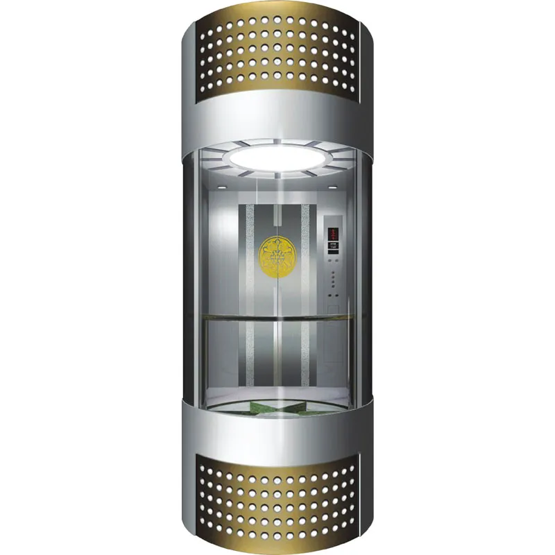 1000kg 2m/S Panoramic Elevator for Mall
