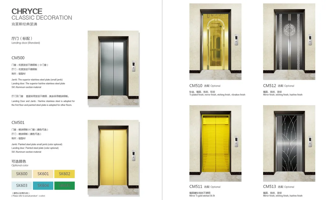 Small Machine Room Passenger Elevator