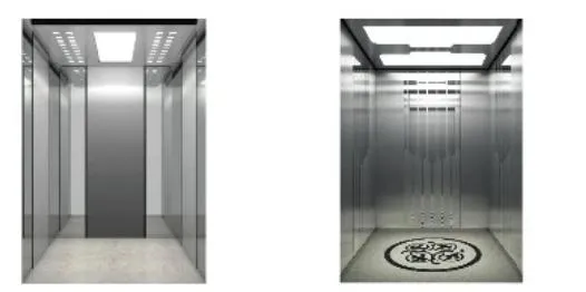 4 Panels Center Opening Door Small Home Lift Elevator