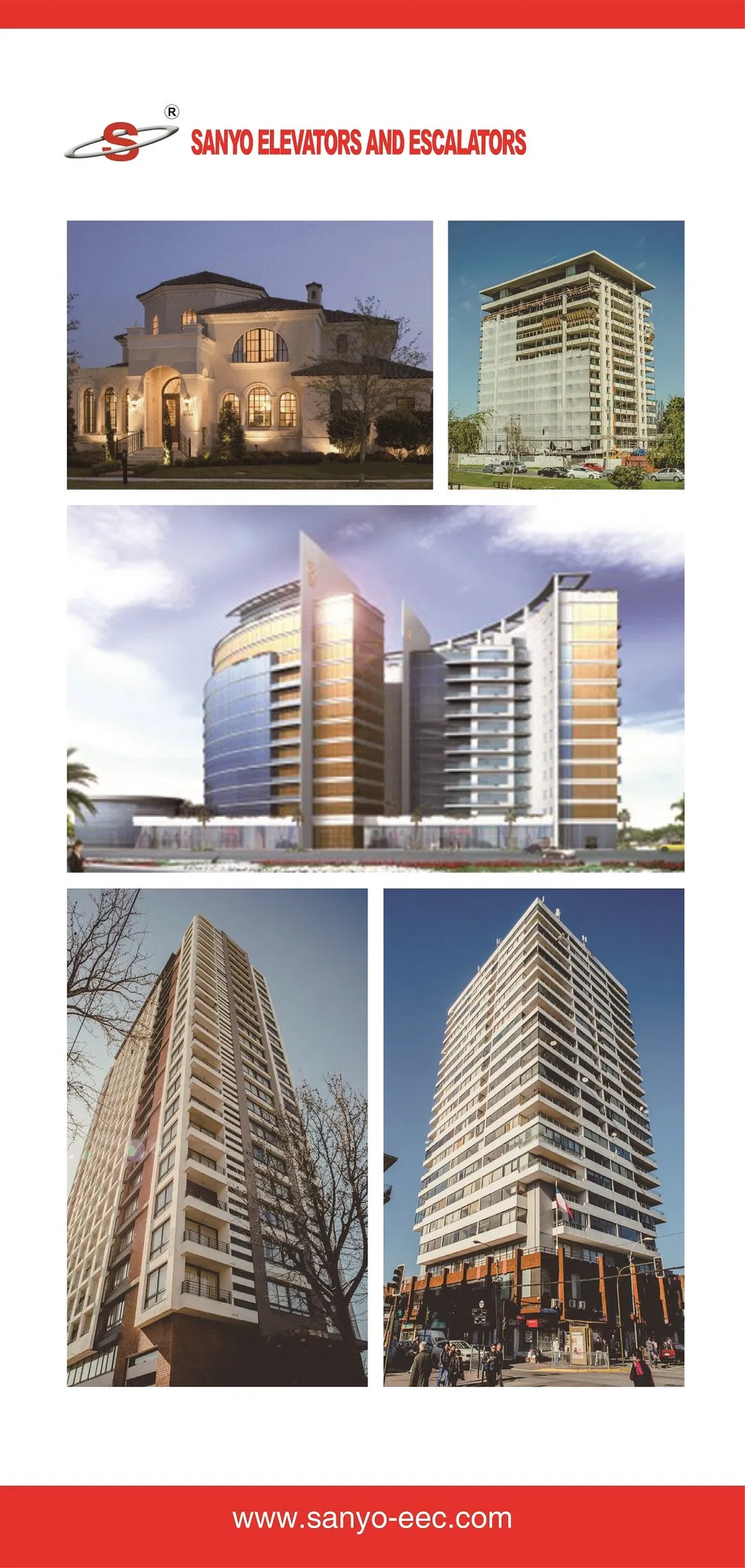 630 Kg to 1600 Kg Elevator Customized Passenger Lift Price