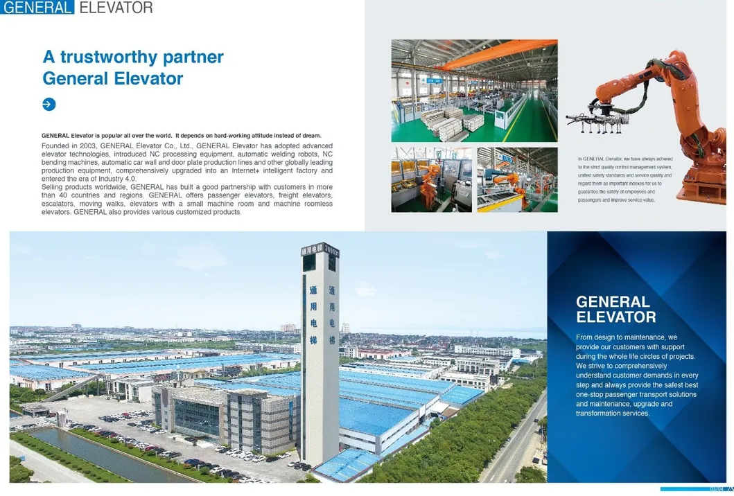 630kg Passenger Lift Elevators Passenger Elevator with CE