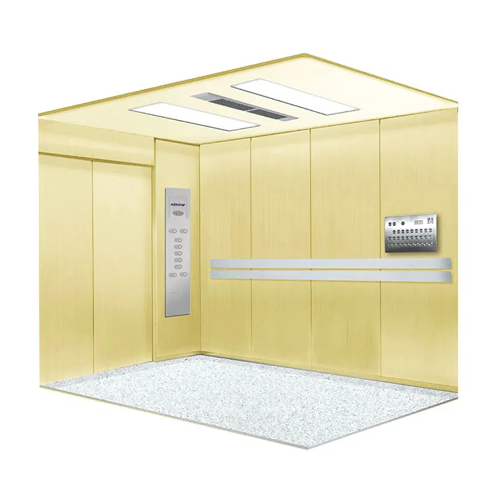 Automatic Opening AC Drive 0.25m/S Speed Large Space Freight Elevator