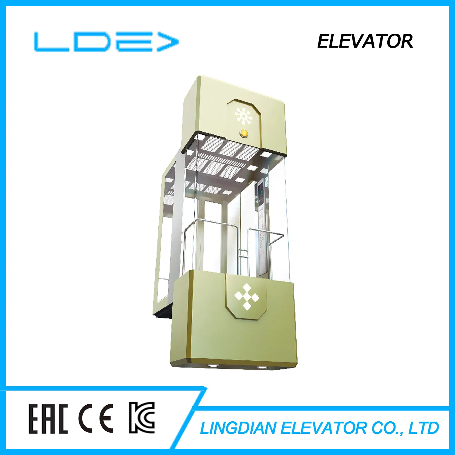 Capsule Sightseeing Observation Panoramic Elevator Lift