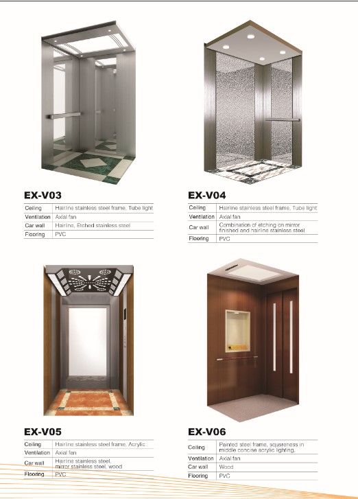 Energy Saving Manual Door Villa Passenger Lift Elevator for Home