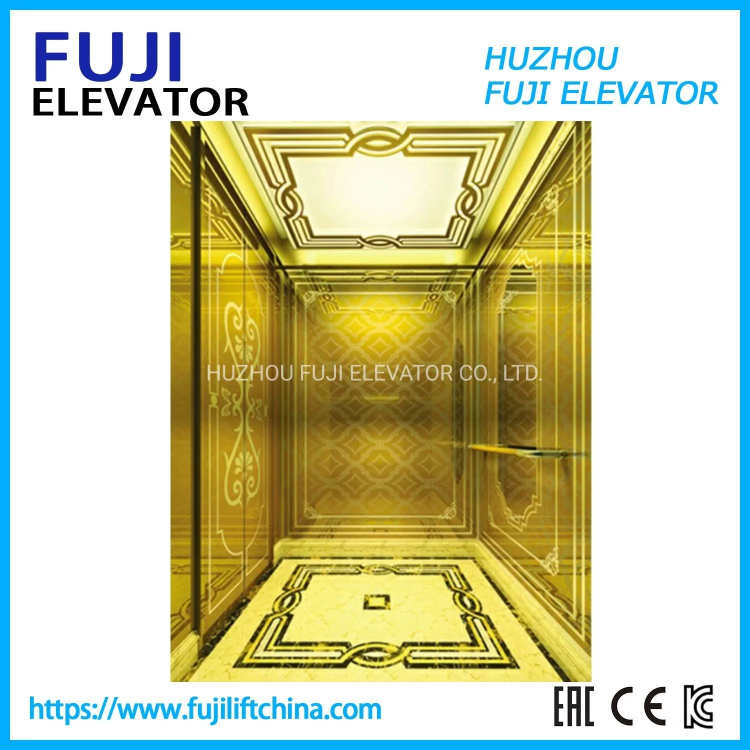 FUJI China Factory Passenger Elevator Home Goods Lift with with Cheap Price Vvvf Control Residential Lift