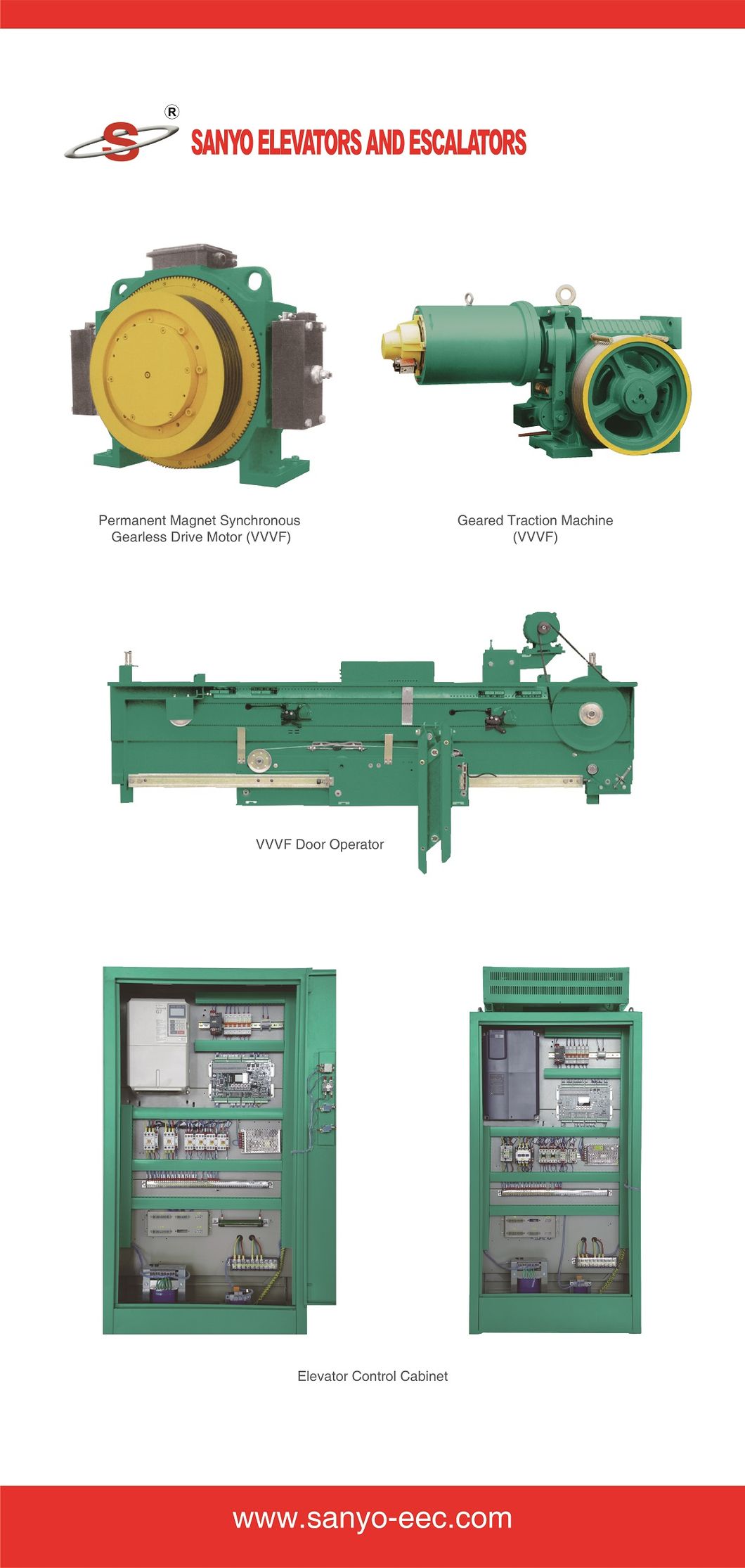 High Quality Japan SANYO Commercial Residential Passenger Elevator