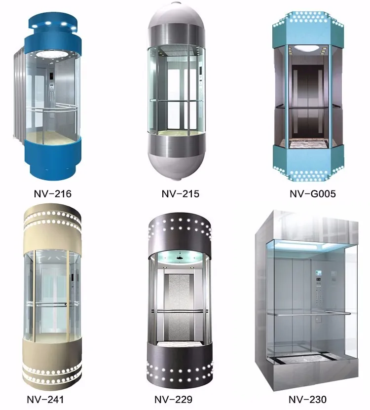 High Speed Customed Panoramic Sightseeing Elevator