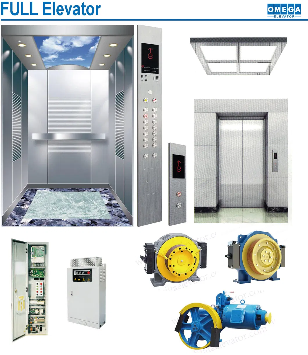 Otis Elevator FUJI Lift Small Machine Room Passenger Elevator Lift