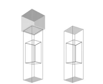 Passenger Home Sightseeing Panoramic Elevator with Hairline Stainless Steel Cabin