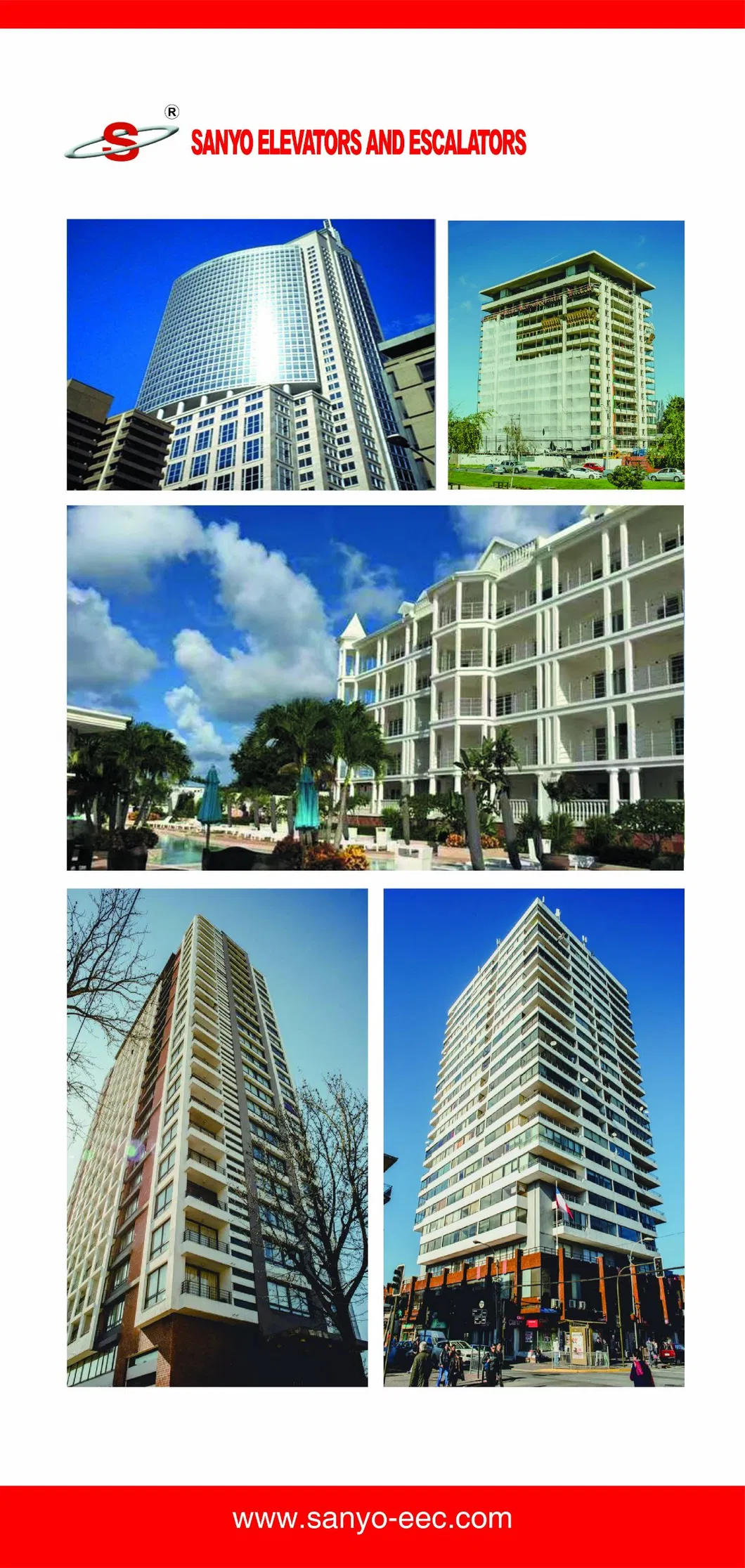 Sanyo High quality  Economy price Personalization design Passenger Elevator for construction building