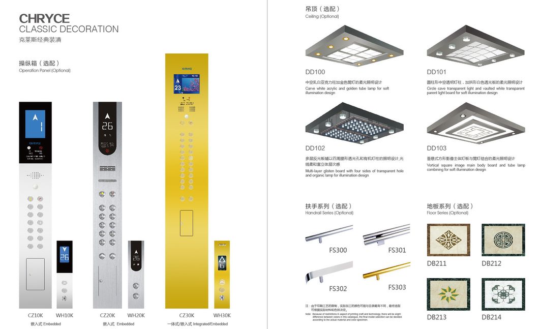 Small Machine Room Passenger Elevator