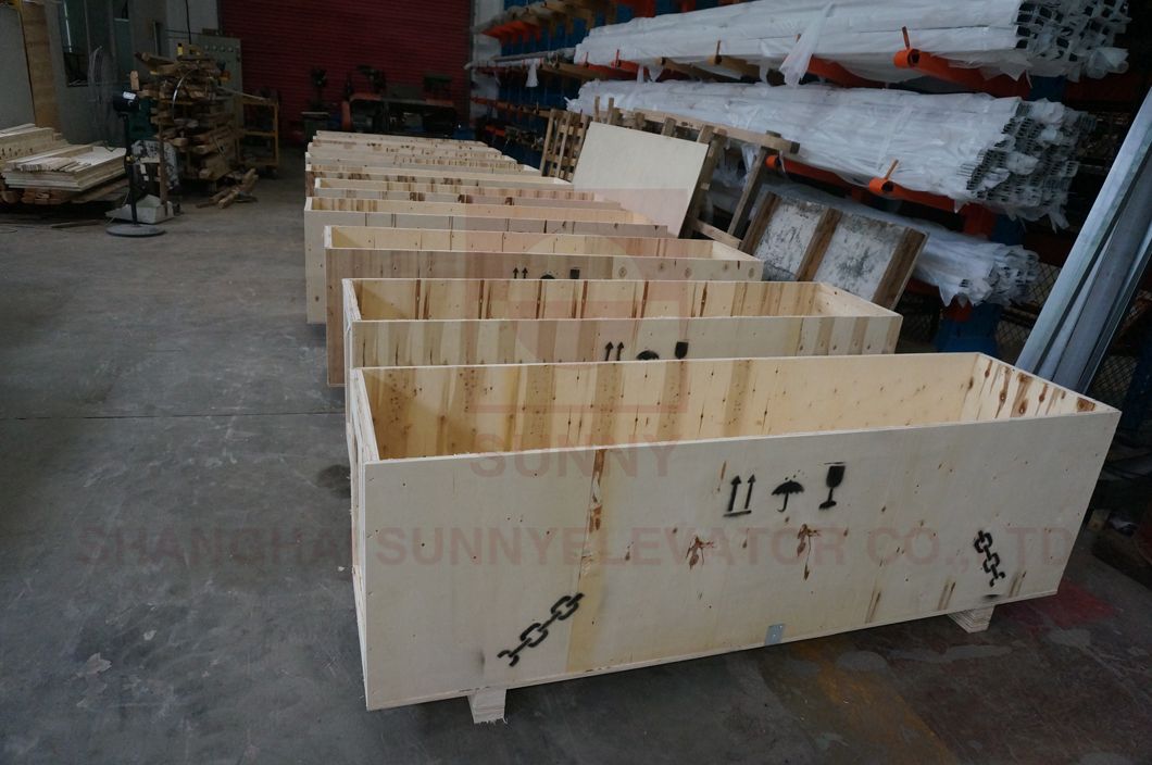 Side Opening Two Panel Landing Door Device (with 96 sill)